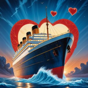 Titanic murder mystery dinner game poster at Amarillo Escape & Mystery in Amarillo, TX